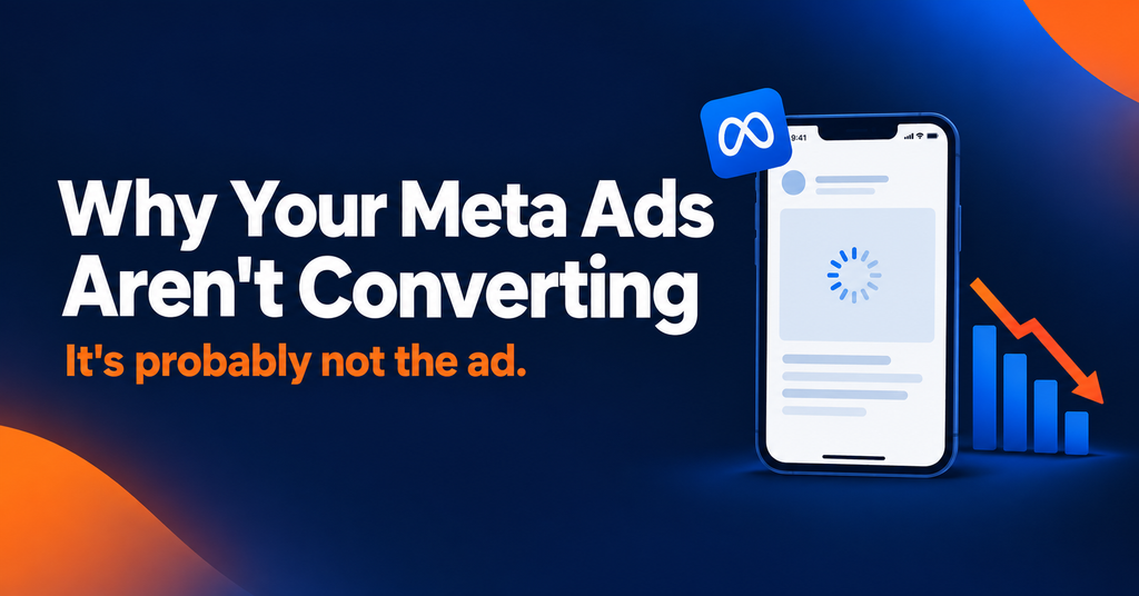 Meta Ads not converting because of a slow website and broken tracking
