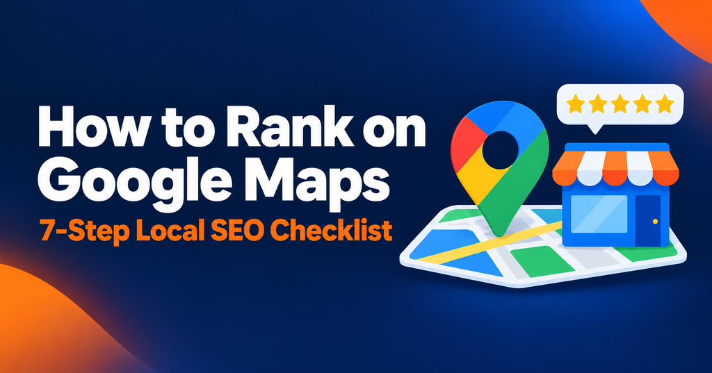 Google Maps pin and star rating illustrating a local SEO checklist for small businesses